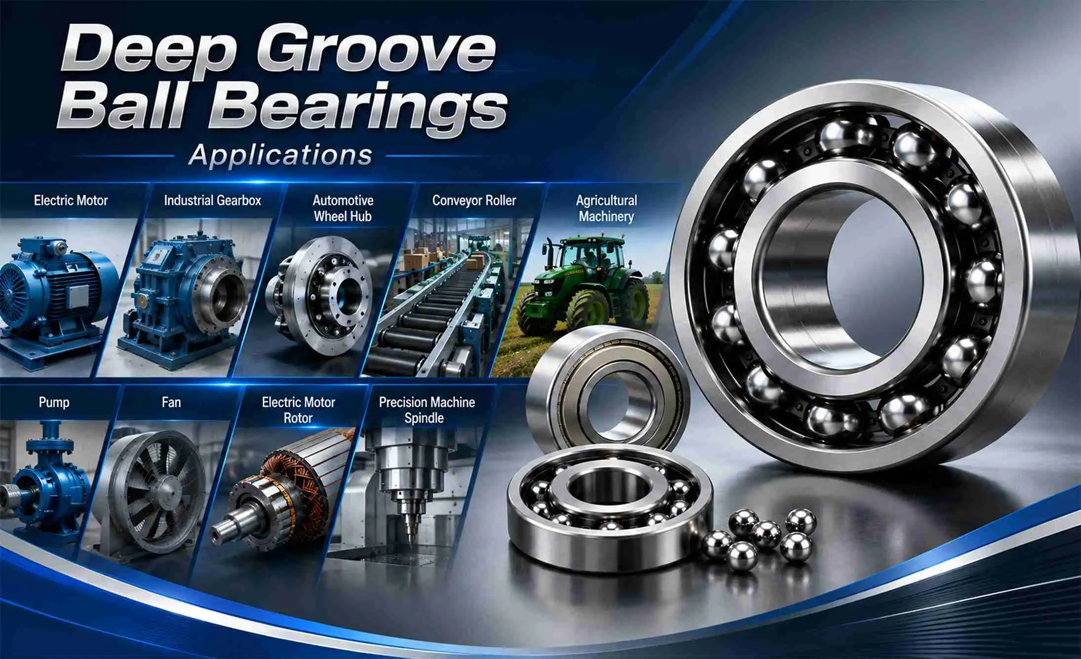 Deep Groove Ball Bearings Applications